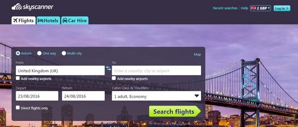 Skyscanner Flight Search